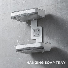 Load image into Gallery viewer, Locaupin Hanging Bar Soap Holder with Self Draining Tray
