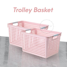 Load image into Gallery viewer, Locaupin Office Desk Hollow Storage Basket Bin Container School Supplies, Kitchen Organizer (Wide)
