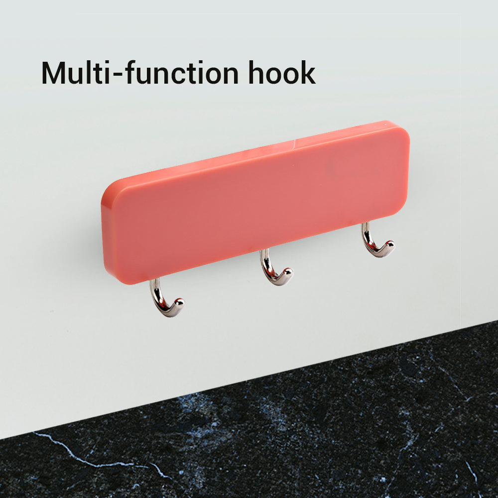 Locaupin Home Door Wall Hook Hanger Space Saving Key Holder For Towel Coat Rack Organizer Bathroom Accessories Kitchen Living Room