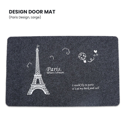 Locaupin Home Entry Way Anti-Slip Welcome Pad Rub Foot Door Mat Front Bathroom Kitchen Easy Clean Floor Rug