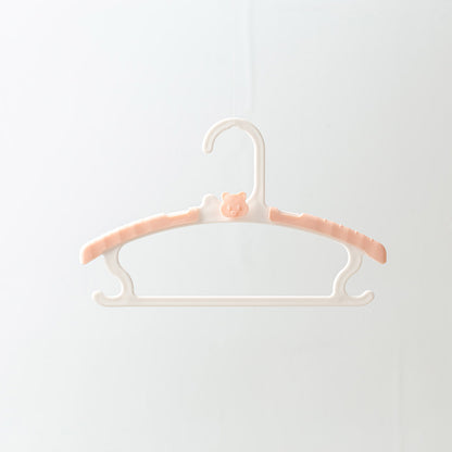 Locaupin 5pcs Extendable Toddler Closet Hanger Non Slip Stackable Hooks Baby Infant Newborn Hanging Clothes Organizer