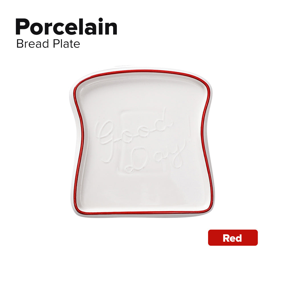 Locaupin NEW ARRIVAL Home Serving Breakfast Toast Bread Plate Saucer Porcelain Dinner Dish Holder Tray For Appetizer Snacks Dessert