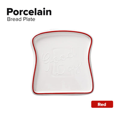 Locaupin NEW ARRIVAL Home Serving Breakfast Toast Bread Plate Saucer Porcelain Dinner Dish Holder Tray For Appetizer Snacks Dessert