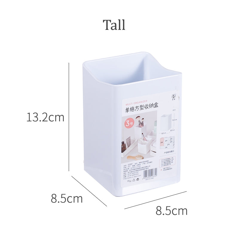 Locaupin Multipurpose Stackable Desktop Organizer Shelf Vanity Dresser Countertop Skincare Jewelry Cosmetic Storage Makeup Brushes Holder