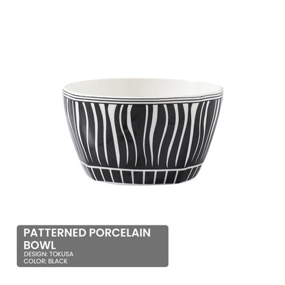 Locaupin Traditional Japanese Porcelain Rice Bowl Ramen Soup Side Dish Dip Sauce Appetizer Serving Plate Microwavable Oven Safe Dinnerware