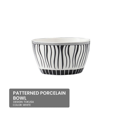 Locaupin Traditional Japanese Porcelain Rice Bowl Ramen Soup Side Dish Dip Sauce Appetizer Serving Plate Microwavable Oven Safe Dinnerware