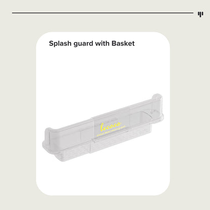 Locaupin Expandable Kitchen Sink Splash Guard Stopper Plastic Water Barrier Washing Dishes Baffle Board Protector