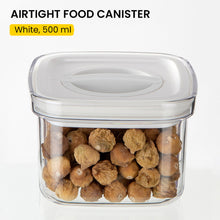 Load image into Gallery viewer, Locaupin Airtight Food Container with Easy Open and Lock Lid Dry Food Canister Cereal Candy Pasta Stackable Kitchen Pantry Transparent Organizer Storage (PET Plastic)
