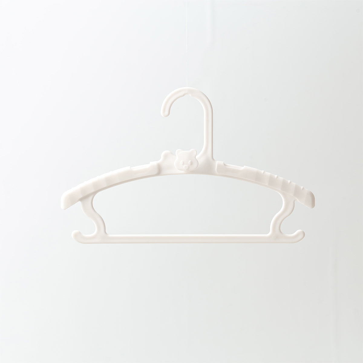 Locaupin 5pcs Extendable Toddler Closet Hanger Non Slip Stackable Hooks Baby Infant Newborn Hanging Clothes Organizer