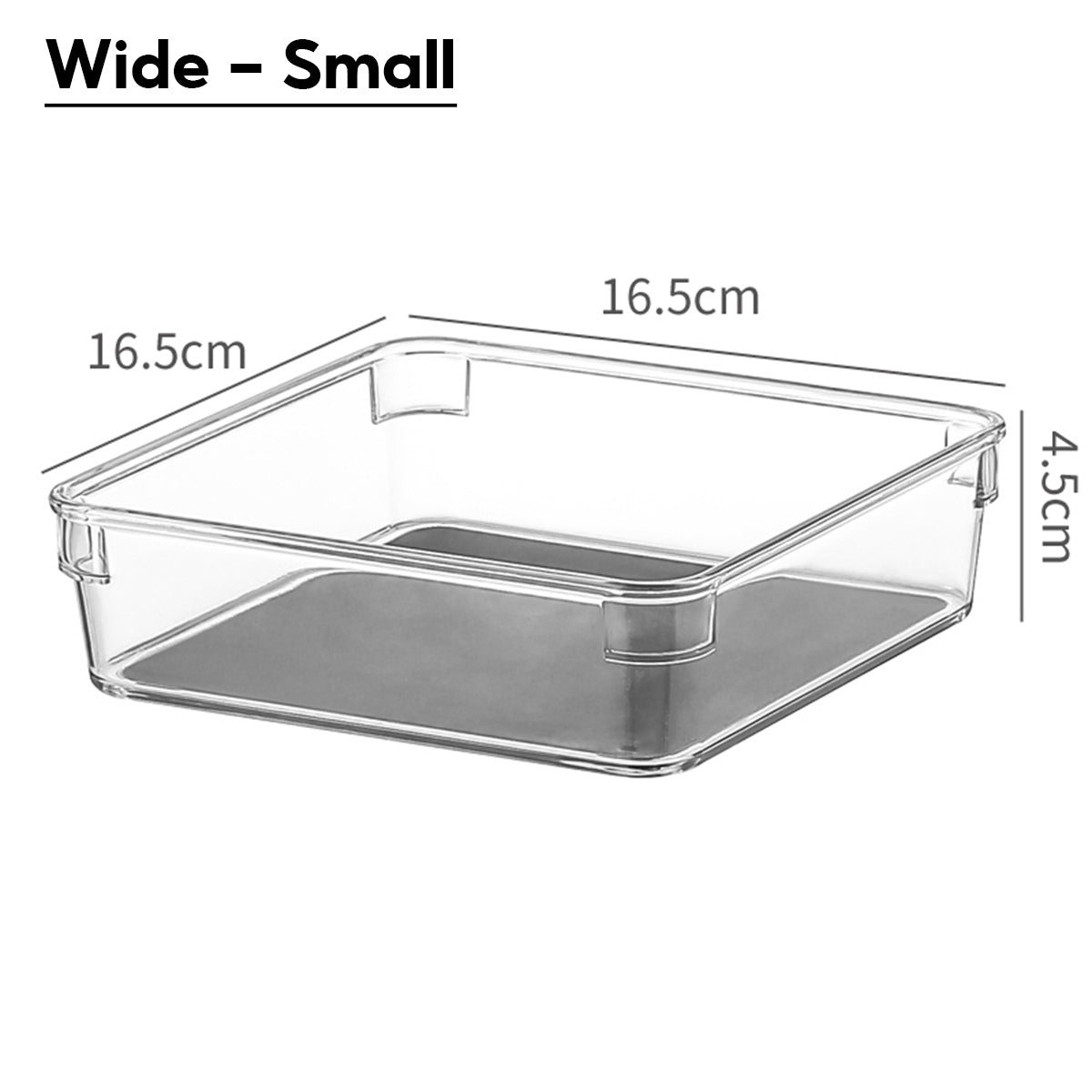 Locaupin Cabinet Desk Drawer Organizer Tray Multipurpose Bin Container Silverware Makeup Gadgets Stationeries Storage Compartment