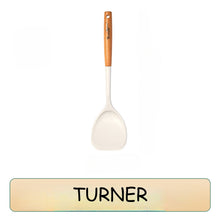 Load image into Gallery viewer, Locaupin High Quality Food Grade Silicone Cooking Utensils Kitchenware Spoon Ladle Turner With Wooden Handle Non Stick Cookware
