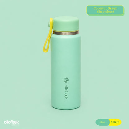 Locaupin MimiCup Series (6oz/9oz) Tumbler Sip & Strawless Insulated Vacuum Flask