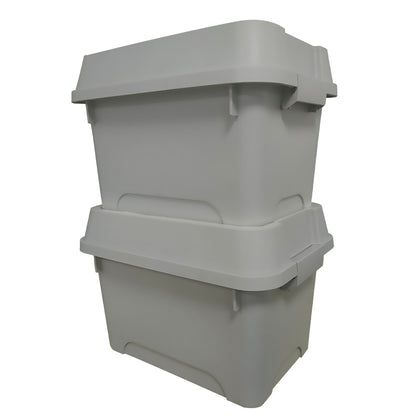 Locaupin Multifunctional Outdoor Indoor Storage Box Organizing Container Bin Secure Lock Compartment Easy Grip Durable Lid