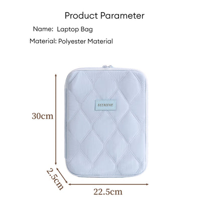 LOCAUPIN 11INCH Laptop Pouch Bag Waterproof Laptop Cover Case Zipper Bag Soft Sleeve Shockproof Case Tablet Bag Cover
