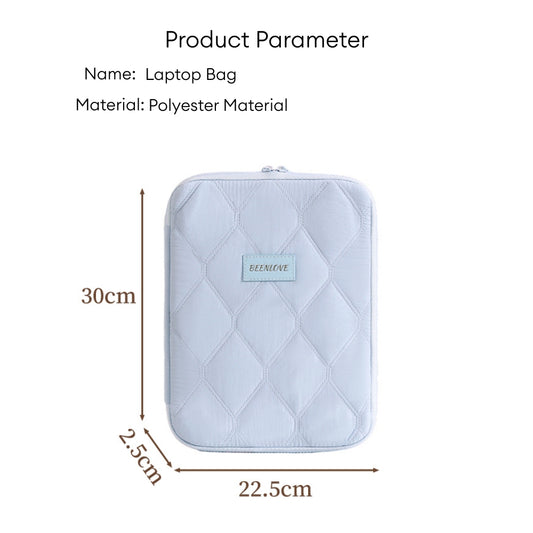 LOCAUPIN 11INCH Laptop Pouch Bag Waterproof Laptop Cover Case Zipper Bag Soft Sleeve Shockproof Case Tablet Bag Cover