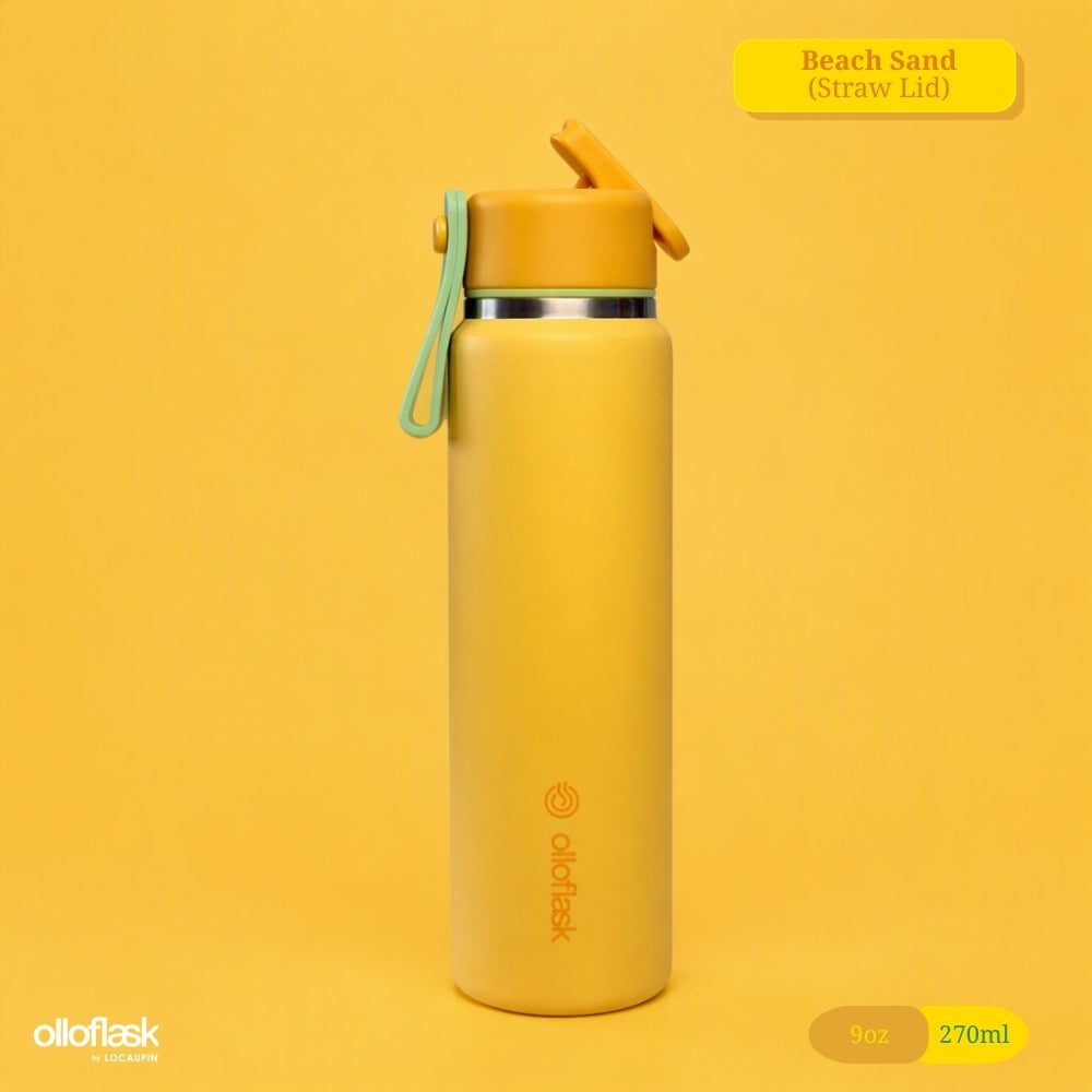 Locaupin MimiCup Series (6oz/9oz) Tumbler Sip & Strawless Insulated Vacuum Flask