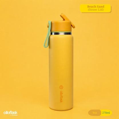 Locaupin MimiCup Series (6oz/9oz) Tumbler Sip & Strawless Insulated Vacuum Flask