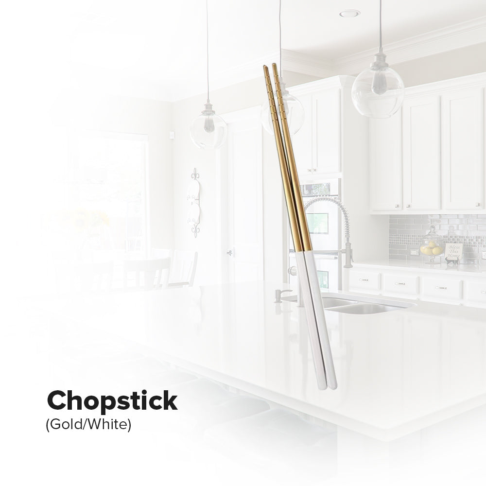 Locaupin Tableware Service Stainless Luxury Dining Cutlery Modern Spoon Fork Chopsticks Teaspoon Knife For Home Hotel Use