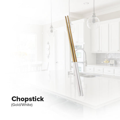 Locaupin Tableware Service Stainless Luxury Dining Cutlery Modern Spoon Fork Chopsticks Teaspoon Knife For Home Hotel Use