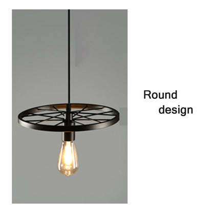 Locaupin Modern Loft Hanging Cage Lamp Pendant Light Bar Counter Retro Ceiling Iron Led Home Living Room Decoration Cafe Restaurant