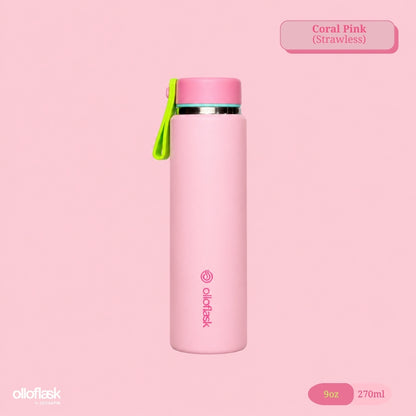 Locaupin MimiCup Series (6oz/9oz) Tumbler Sip & Strawless Insulated Vacuum Flask