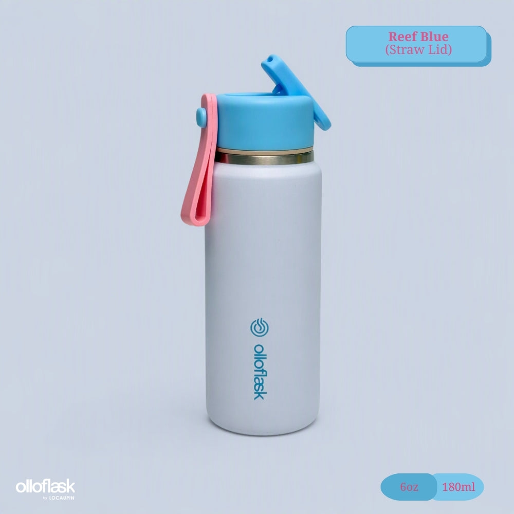 Locaupin MimiCup Series (6oz/9oz) Tumbler Sip & Strawless Insulated Vacuum Flask