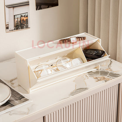 LOCAUPIN Wall Mounted Organizer Storage Box Multifunctional Pull Down Space Saver Kitchen & Bathroom Container Storage