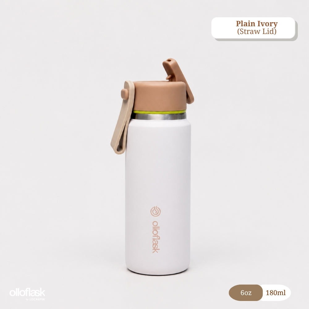 Locaupin MimiCup Series (6oz/9oz) Tumbler Sip & Strawless Insulated Vacuum Flask