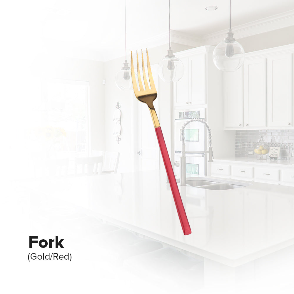 Locaupin Tableware Service Stainless Luxury Dining Cutlery Modern Spoon Fork Chopsticks Teaspoon Knife For Home Hotel Use