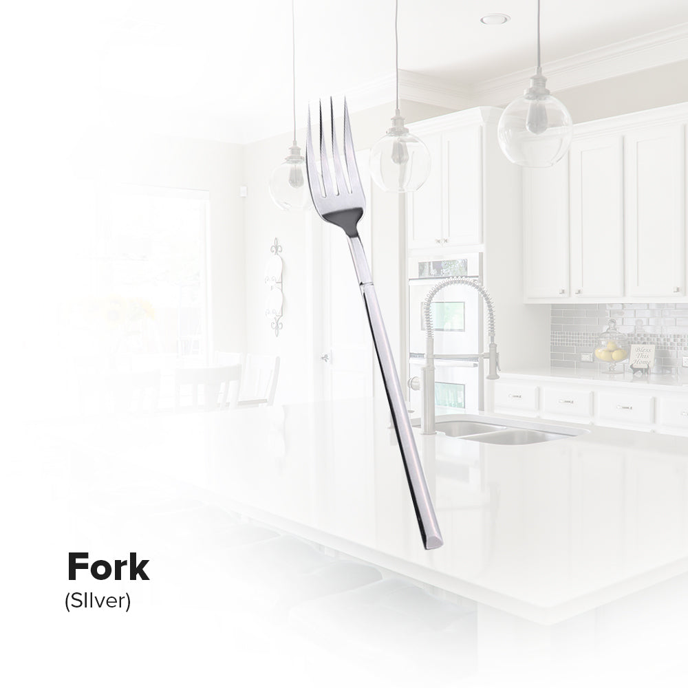 Locaupin Tableware Service Stainless Luxury Dining Cutlery Modern Spoon Fork Chopsticks Teaspoon Knife For Home Hotel Use