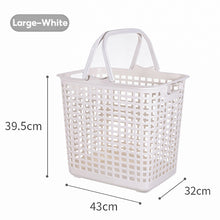 Load image into Gallery viewer, Locaupin Laundry Hamper with Handle Sundries Dirty Clothes Basket Storage Bucket Bathroom Mesh Container Washing Bin Closet Organizer
