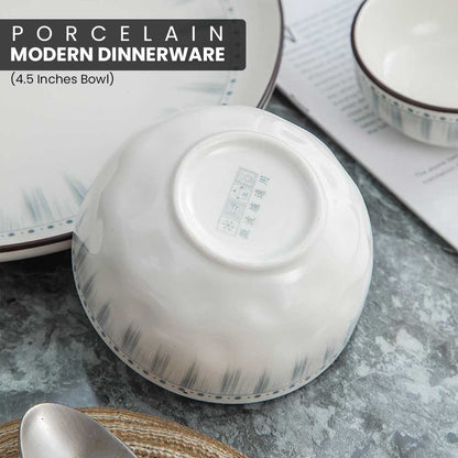 Locaupin Microwavable Dinnerware Porcelain Rectangular Square Serving Dish Plate Bowl Minimalist Hotel Restaurant Modern Dining