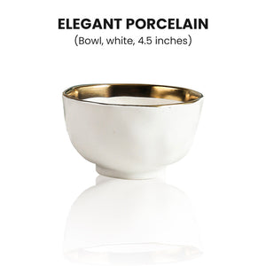 Locaupin Golden Rim Elegant Textured Porcelain Tableware Pasta Bowl Luxury Dinner Plate Party Wedding Dessert Steak Serving Dish