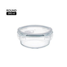 Load image into Gallery viewer, Locaupin Borosilicate Glass Lunch Box Meal Prep Container Leftover Food Storage Steam Release Valve Air Vent Locking Lid Kitchen Organizer
