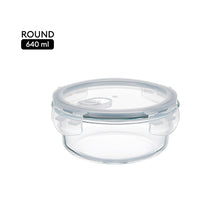 Load image into Gallery viewer, Locaupin Borosilicate Glass Lunch Box Meal Prep Container Leftover Food Storage Steam Release Valve Air Vent Locking Lid Kitchen Organizer
