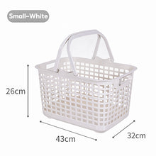 Load image into Gallery viewer, Locaupin Laundry Hamper with Handle Sundries Dirty Clothes Basket Storage Bucket Bathroom Mesh Container Washing Bin Closet Organizer
