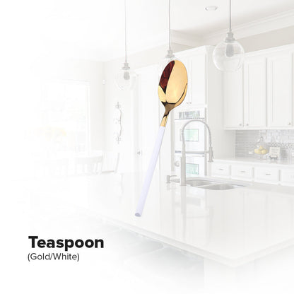 Locaupin Tableware Service Stainless Luxury Dining Cutlery Modern Spoon Fork Chopsticks Teaspoon Knife For Home Hotel Use