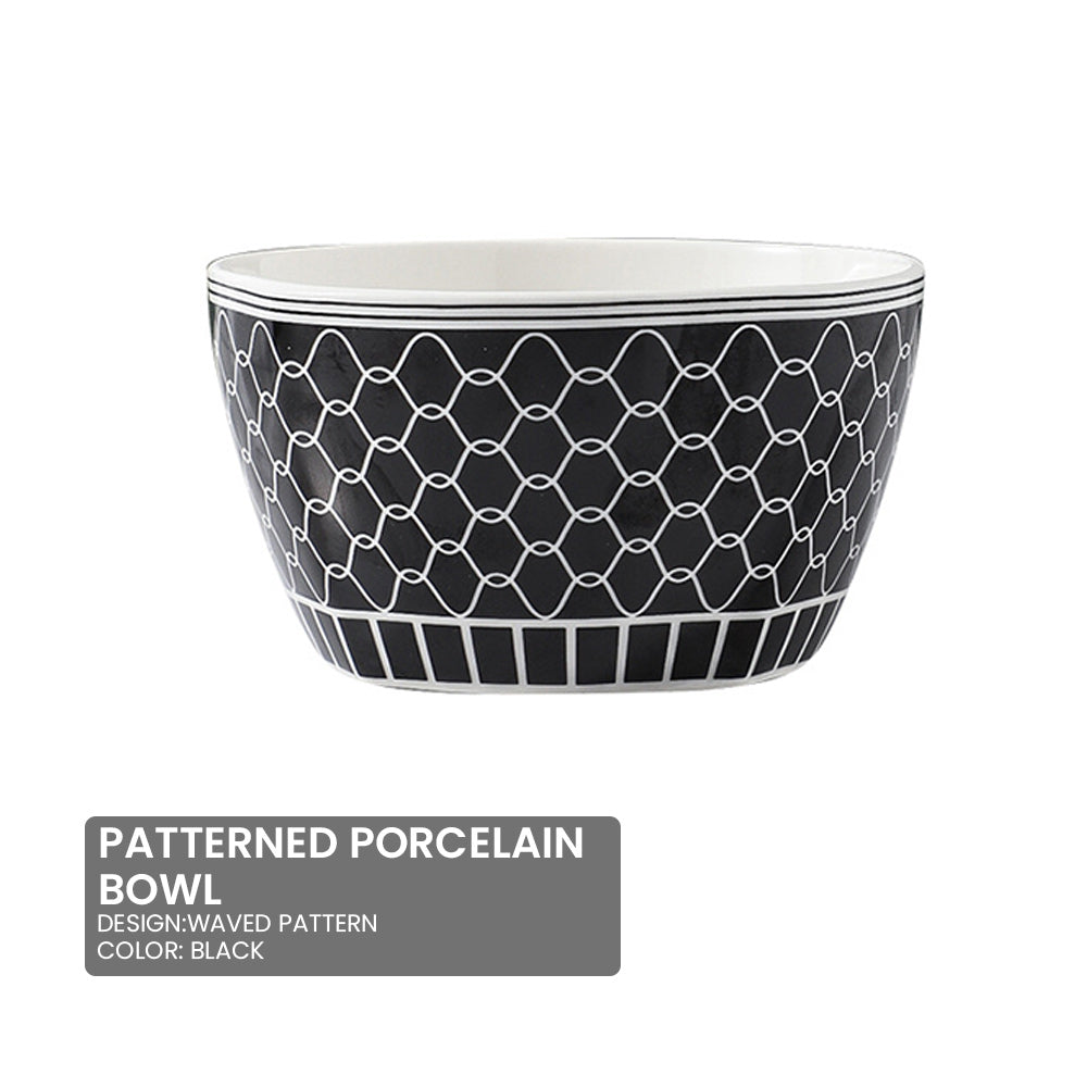 Locaupin Traditional Japanese Porcelain Rice Bowl Ramen Soup Side Dish Dip Sauce Appetizer Serving Plate Microwavable Oven Safe Dinnerware