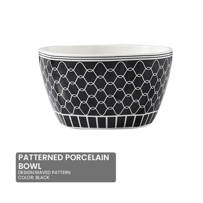 Locaupin Traditional Japanese Porcelain Rice Bowl Ramen Soup Side Dish Dip Sauce Appetizer Serving Plate Microwavable Oven Safe Dinnerware