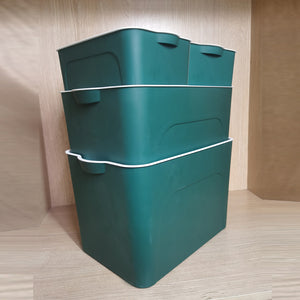 Locaupin 4in1 Multipurpose Storage Box Wardrobe Organizer Closet Underwear Socks Ties Cosmetic Box with White Lid