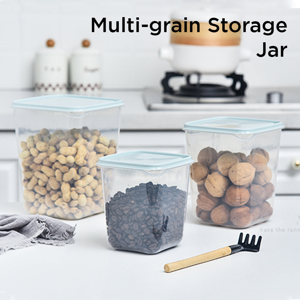 3 Pieces Plastic Food Storage Seasoning Jar