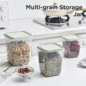 3 Pieces Plastic Food Storage Seasoning Jar