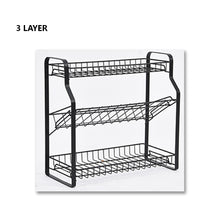 Load image into Gallery viewer, Locaupin Kitchen Lightweight Spice Seasoning Rack Organizer For Countertop Pantry Standing Shelf Holder Easy Assemble Bathroom Space Saver Condiments Storage
