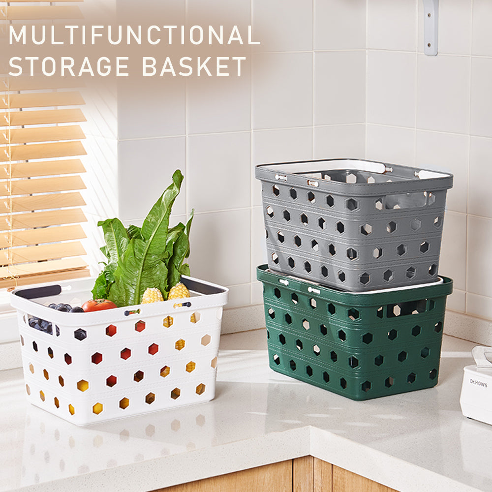Plastic Storage Baskets Bins Organizer Multifunctional Kitchen
