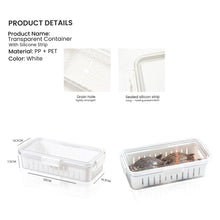 Load image into Gallery viewer, Locaupin Fruits and Vegetable Refrigerator Storage Fresh Keeper Fridge Organizer Food Container with Locking Lid and Removable Drain Basket Bin
