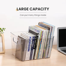 Load image into Gallery viewer, Locaupin Transparent Large Storage Box Desktop Wardrobe Cabinet Organizer Sorting Cosmetic Container Bin For Room Kitchen
