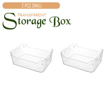 Load image into Gallery viewer, Locaupin Clear Storage Basket with Handle Multipurpose Countertop Bin Kitchen Pantry Cabinet Organizer Snack Food Container
