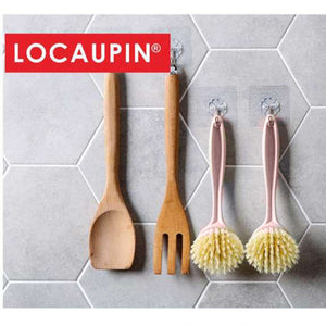 LOCAUPIN Home Tool Handheld Sweeping Hard Bristles Multifunction Kitchen Washing Long Handle Cleaning Brush