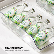 Load image into Gallery viewer, Locaupin Transparent Sorting Bin Fridge Organizer Multipurpose Countertop Storage For Bottles Toys Toiletries Container
