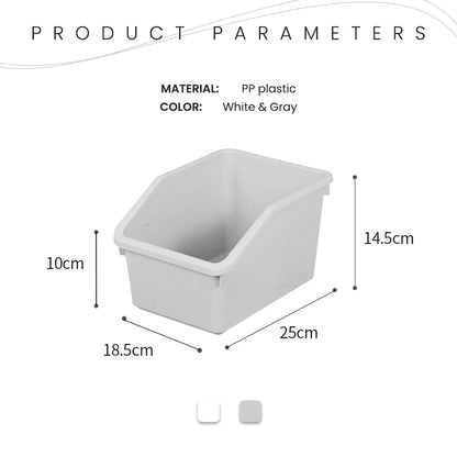 Locaupin Household Sorting Bin Organizer Home Various Tool Shelf Storage Basket Container For Bathroom Office Bedroom Toys